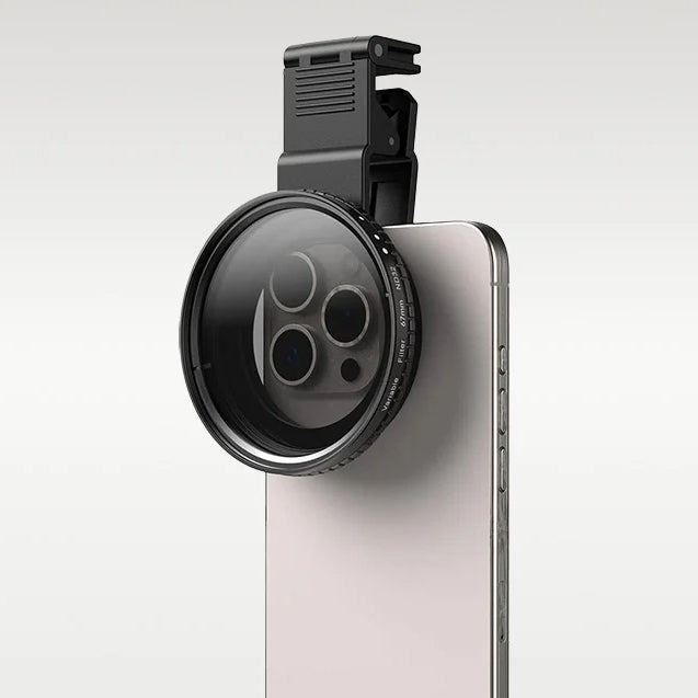 Smartphone Objektiv mit CPL Filter, Apexel HD Glass 67 mm CPL, Schwarz