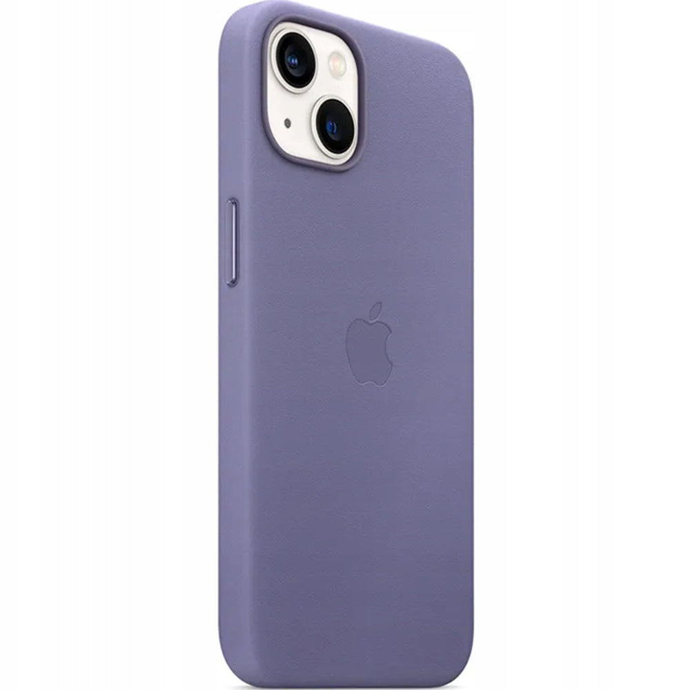 Schutzhülle Apple Leather Case MagSafe für iPhone 13, Violett
