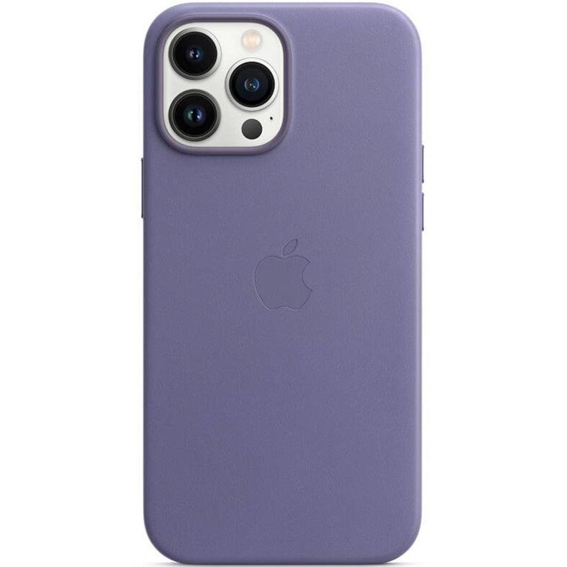 Schutzhülle Apple Leather Case MagSafe für iPhone 13 Pro, Violett