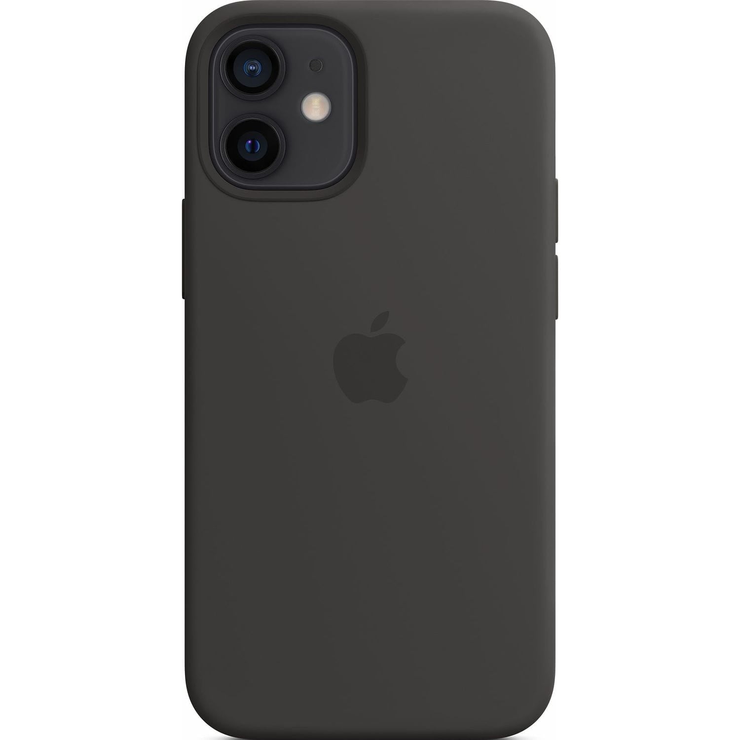 Hndyhülle für iPhone 12 Mini, Apple Silicone Case MagSafe, Schwarz
