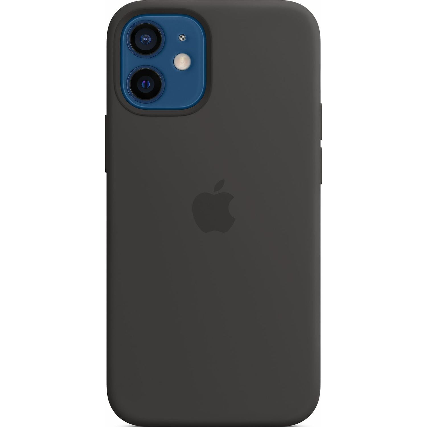 Hndyhülle für iPhone 12 Mini, Apple Silicone Case MagSafe, Schwarz