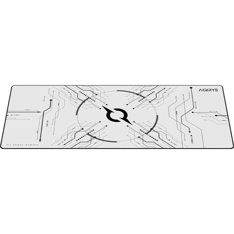 Gaming-Maus/Tastaturpad, AQIRYS GRUIS XL 900x400, Weiß