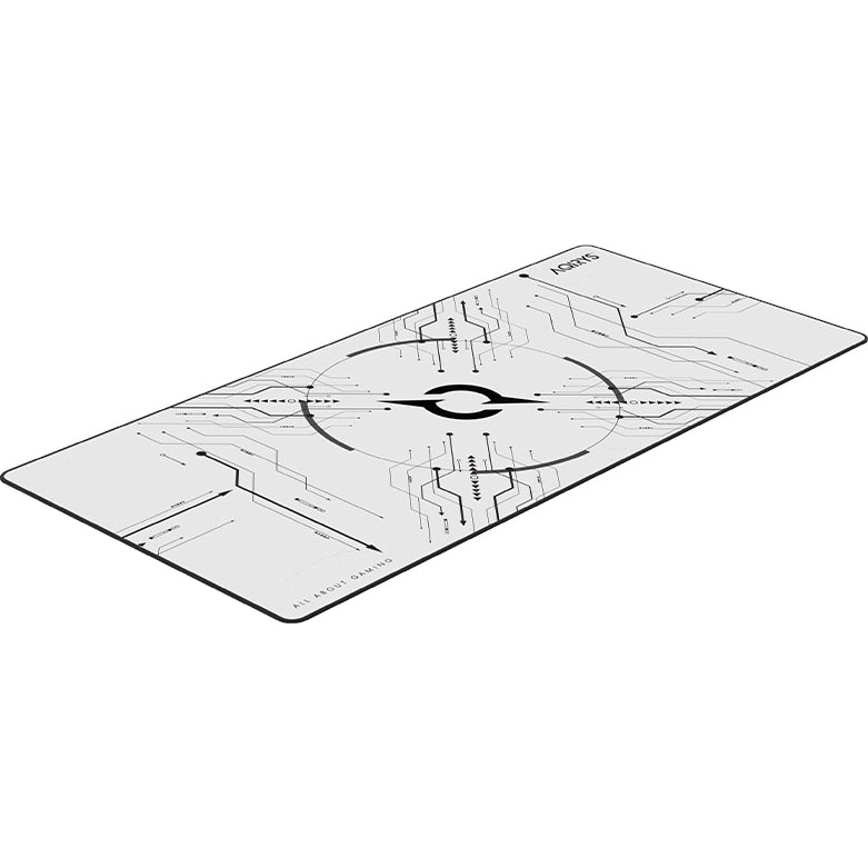 Gaming-Maus/Tastaturpad, AQIRYS GRUIS XL 900x400, Weiß