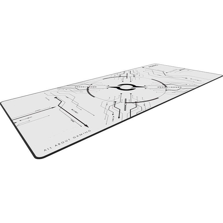 Gaming-Maus/Tastaturpad, AQIRYS GRUIS XL 900x400, Weiß