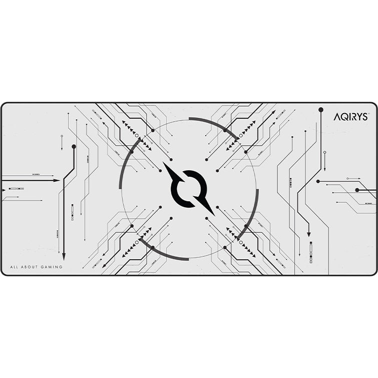 Gaming-Maus/Tastaturpad, AQIRYS GRUIS XL 900x400, Weiß