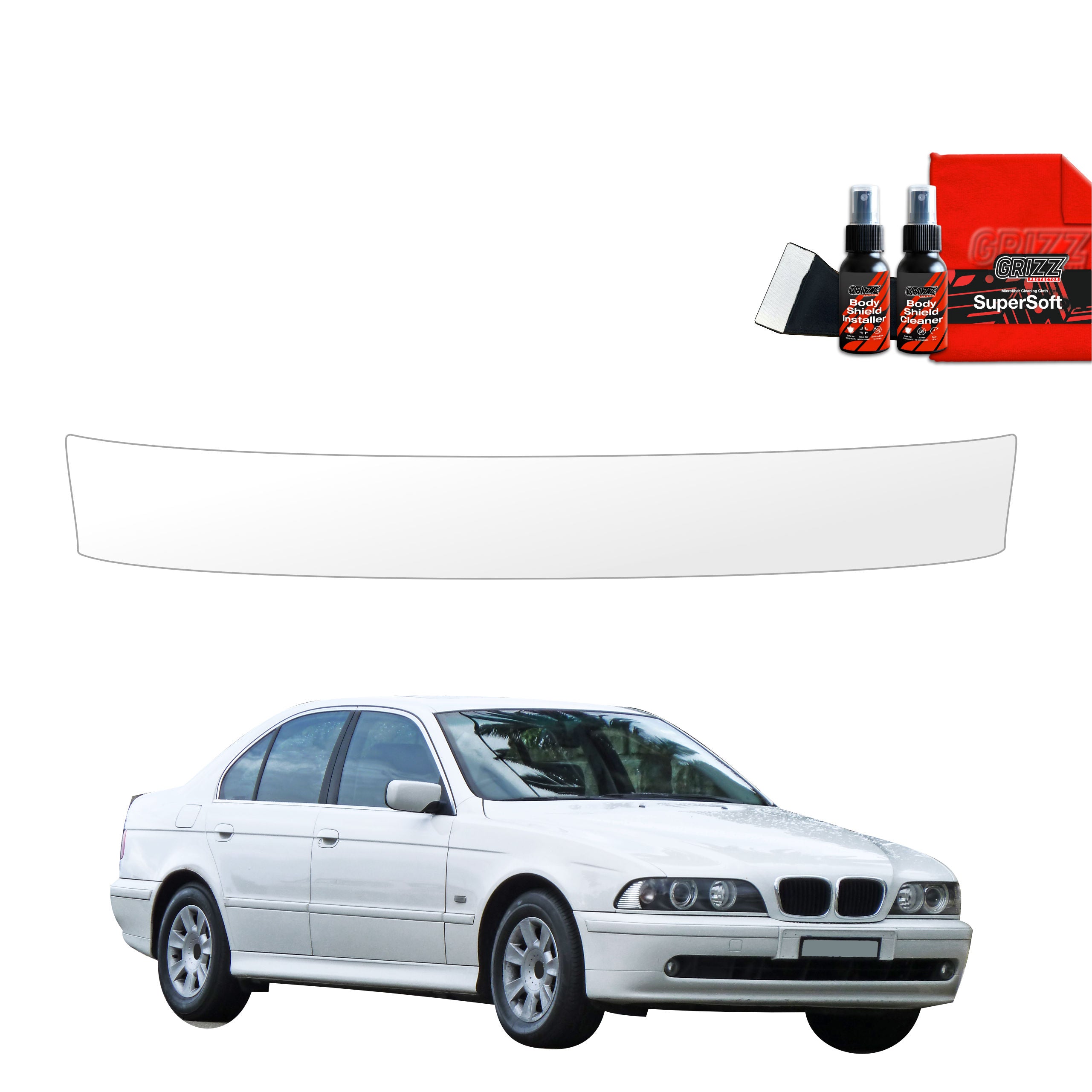 Schutzfolie Grizz Protector für Ladekante - BMW 5 E39 Sedan (1995-2003)