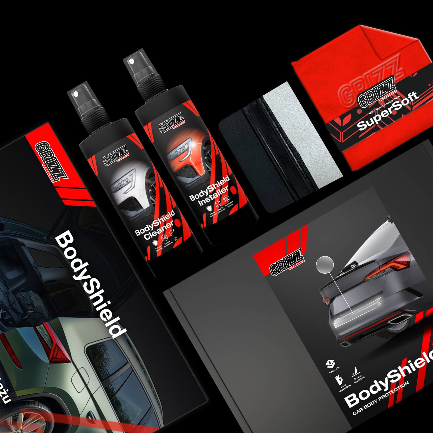 2in1 Schutzfolie Grizz Protector für Stoßstange - Mitsubishi ASX Facelift (2024-2025)