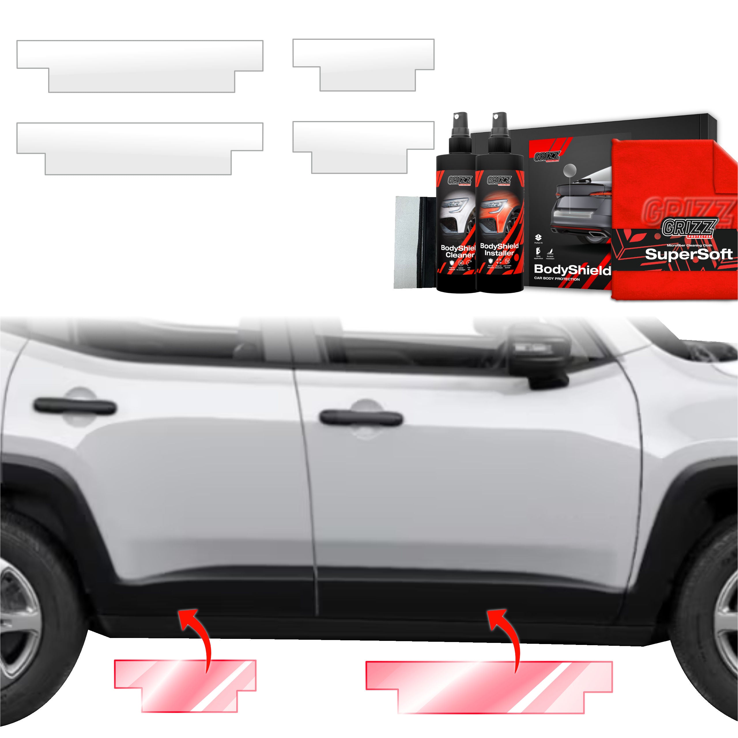 4in1 Schutzfolie Grizz Protector für Schweller - Jeep Renegade (2022- 2025)