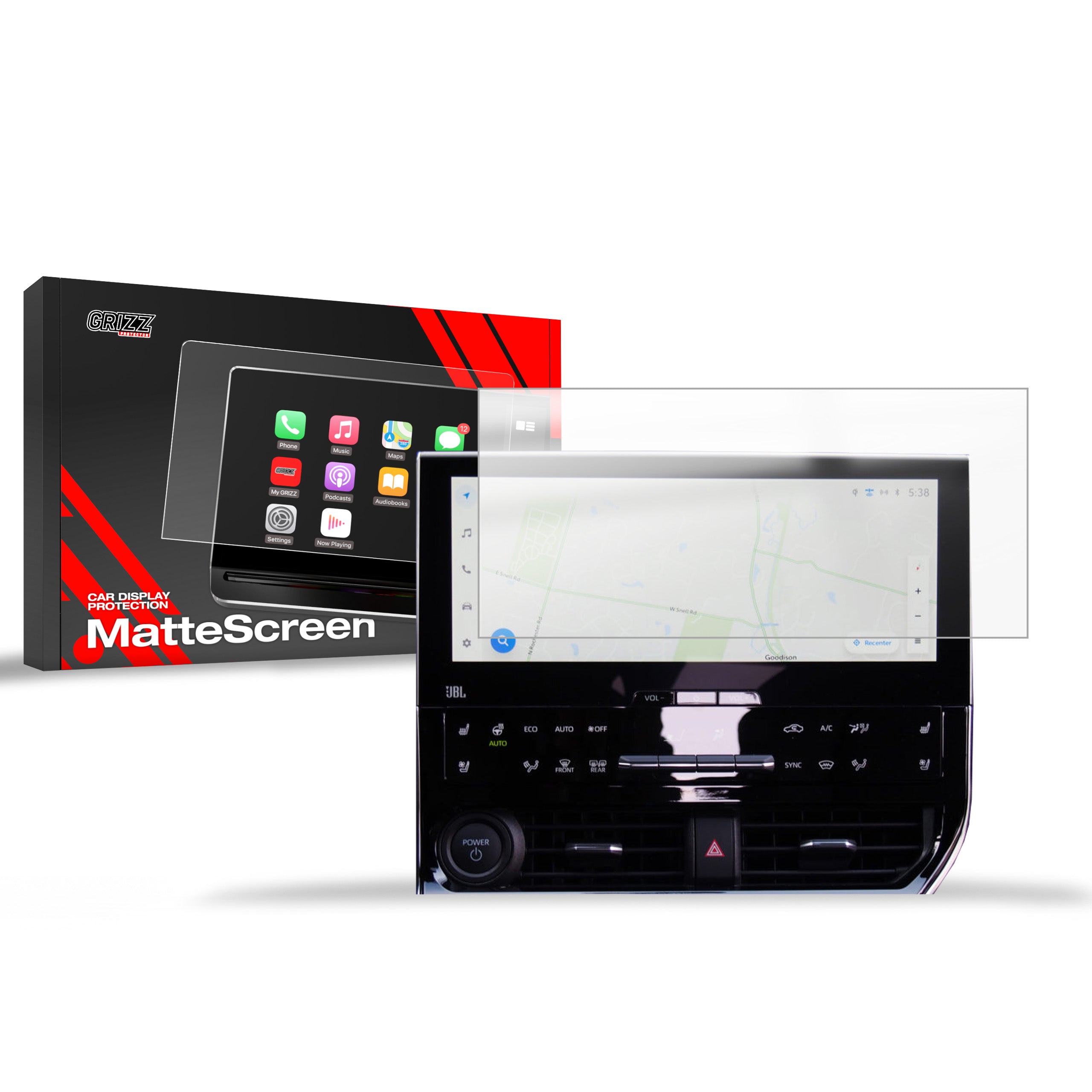 Matte Autodisplayfolie für Subaru Solterra EV (2022-2026), Grizz Protector