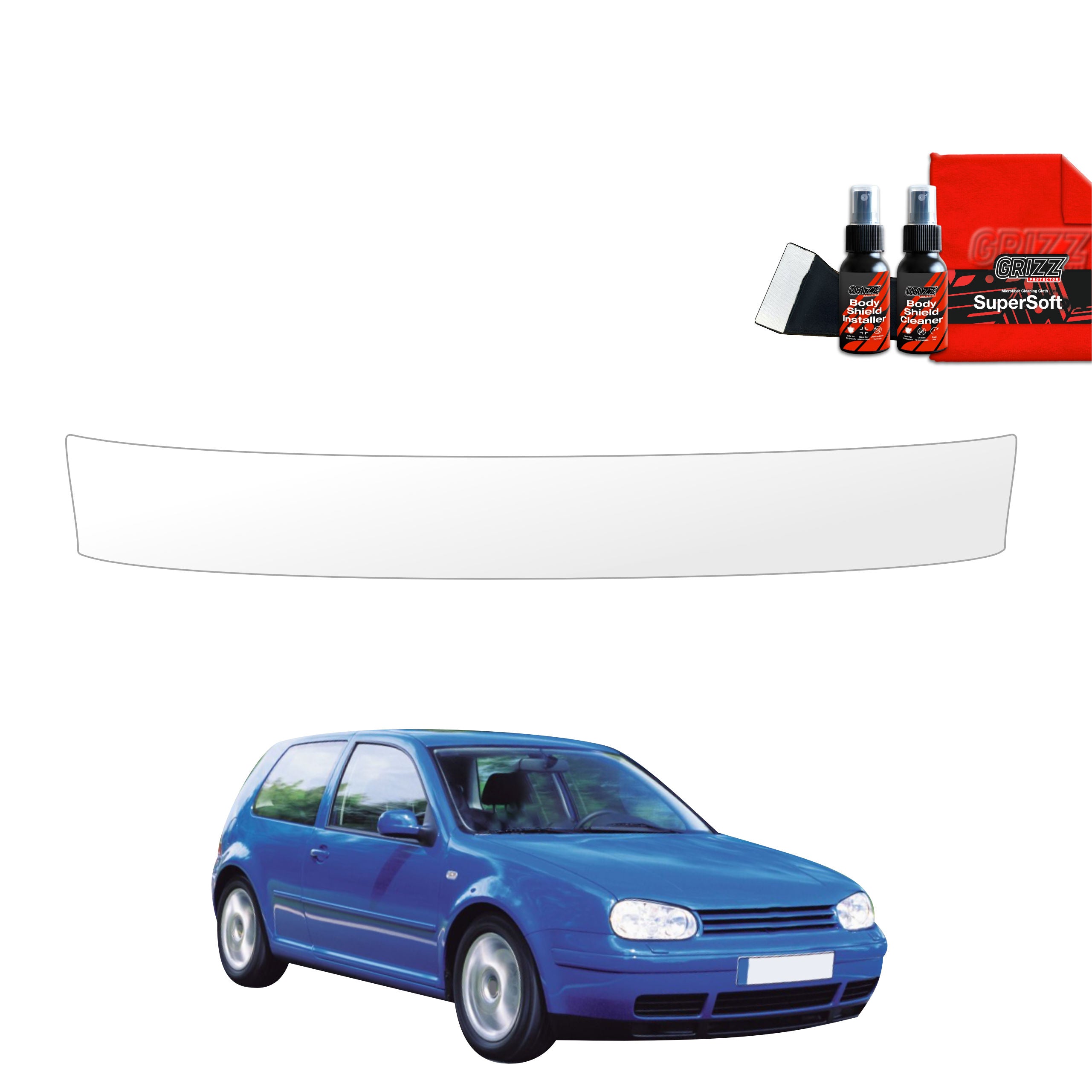 Schutzfolie Grizz Protector für Ladekante - Volkswagen Golf 4 Hatchback 3D (1997-2003)
