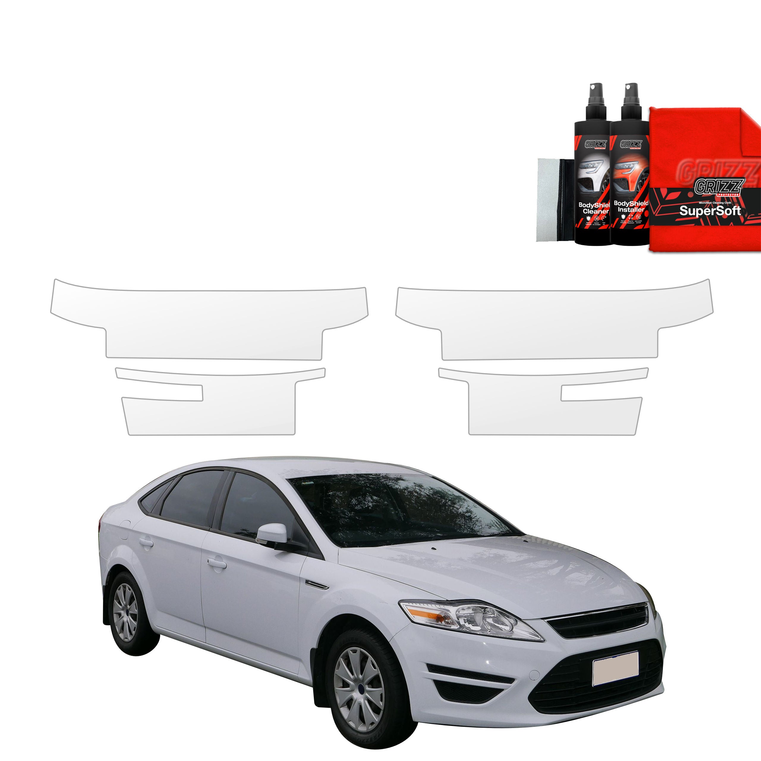 4in1 Schutzfolie Grizz Protector für Schweller - Ford Mondeo Mk4 (2010-2014)