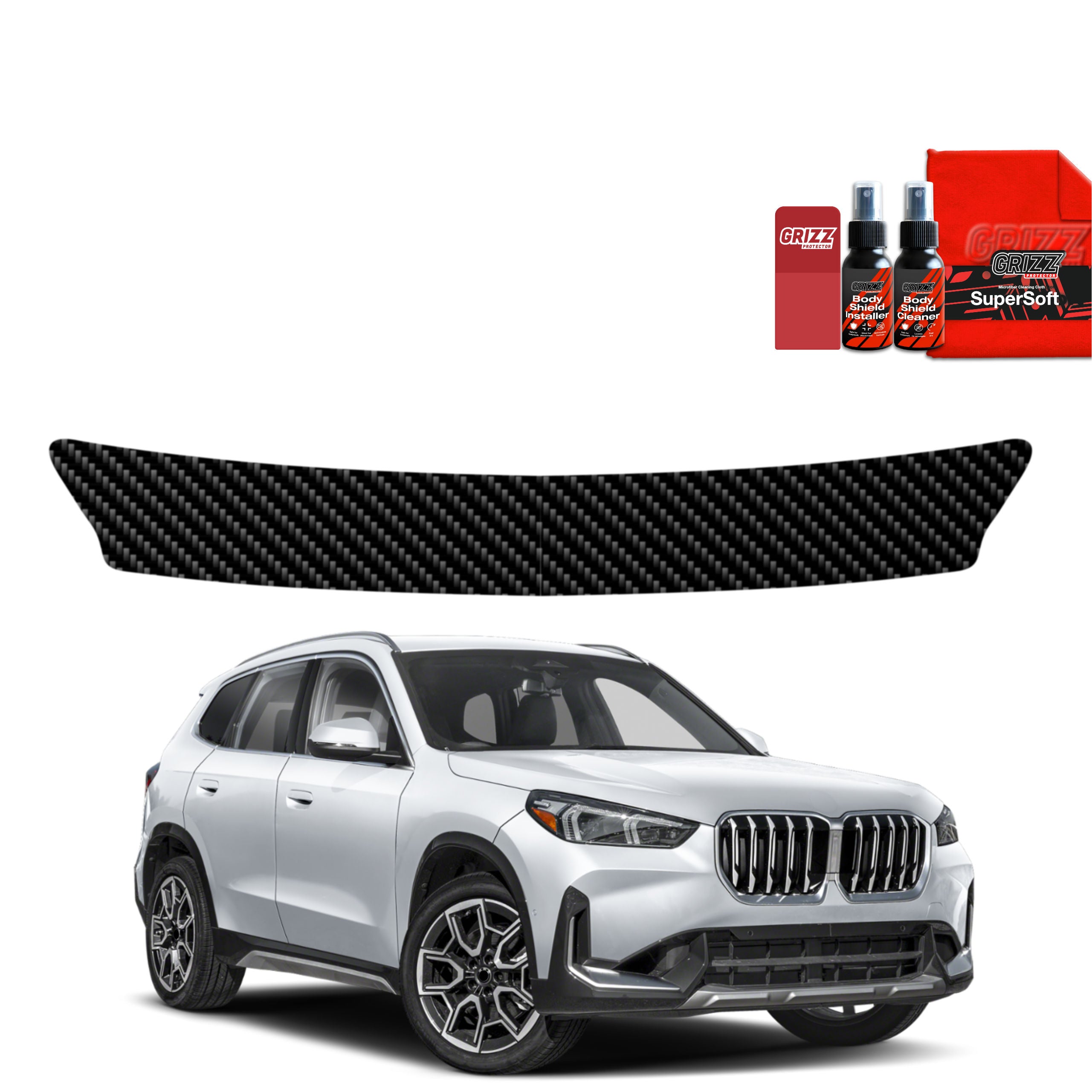 Kohlenstoff Schutzfolie Grizz Protector für Ladekante - BMW X1 (2023- 2025)
