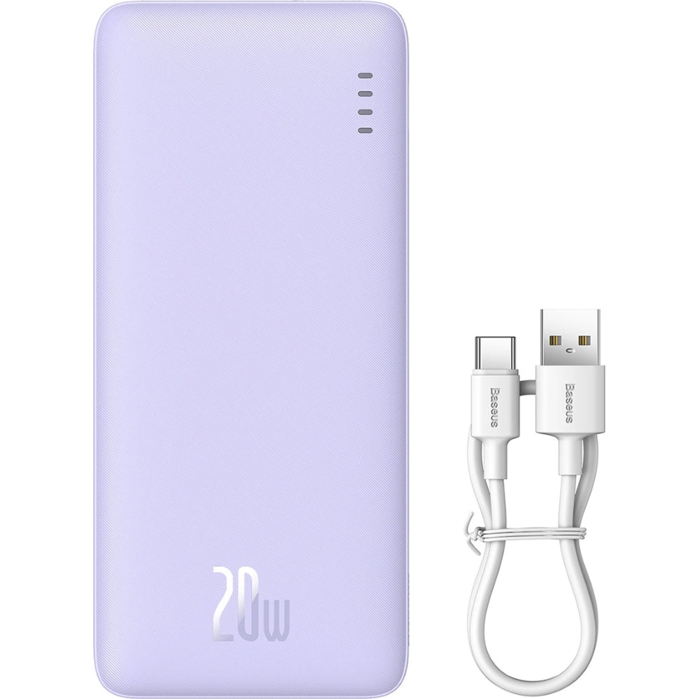 Powerbank Baseus Airpow 20000mAh 20W + Kabel, Violett