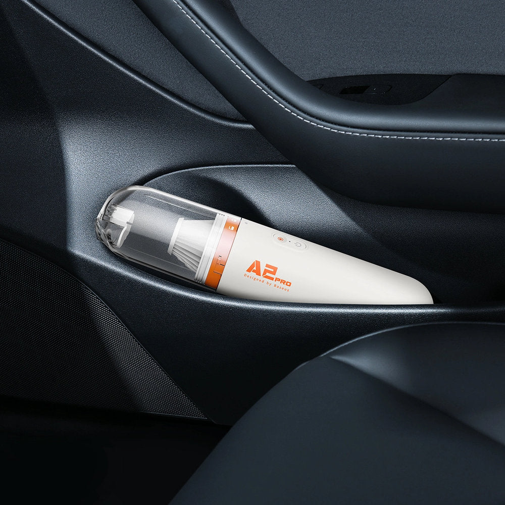 Schnurloser Autostaubsauger, 2000mAh, USB-C 80W, 6000Pa, Baseus A2Pro, Weiß