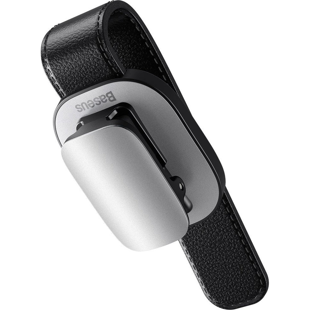 Autohalterung / Brillenclip Baseus Platinum Vehicle Eyewear Clip, Schwarz / Silbern