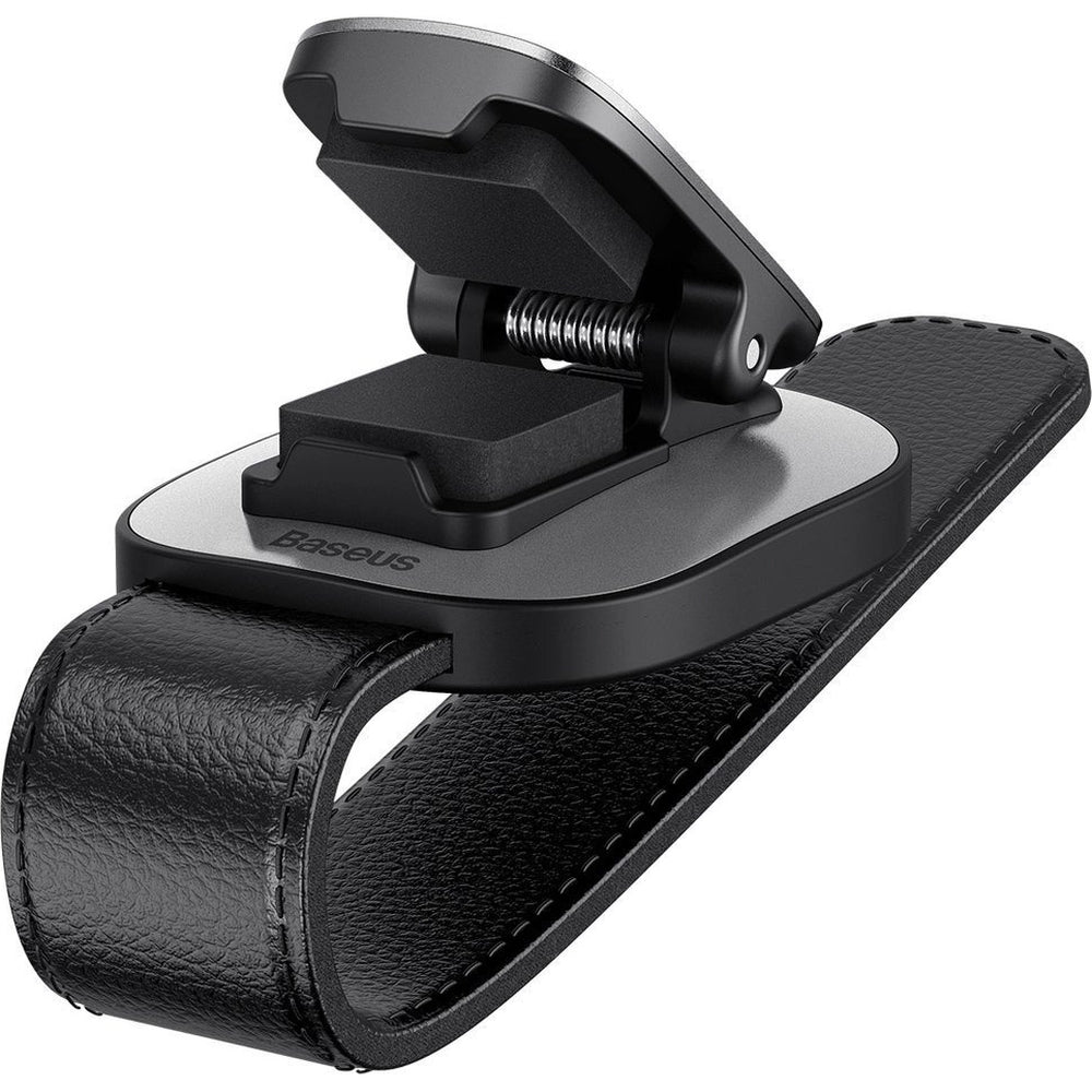 Autohalterung / Brillenclip Baseus Platinum Vehicle Eyewear Clip, Schwarz / Silbern
