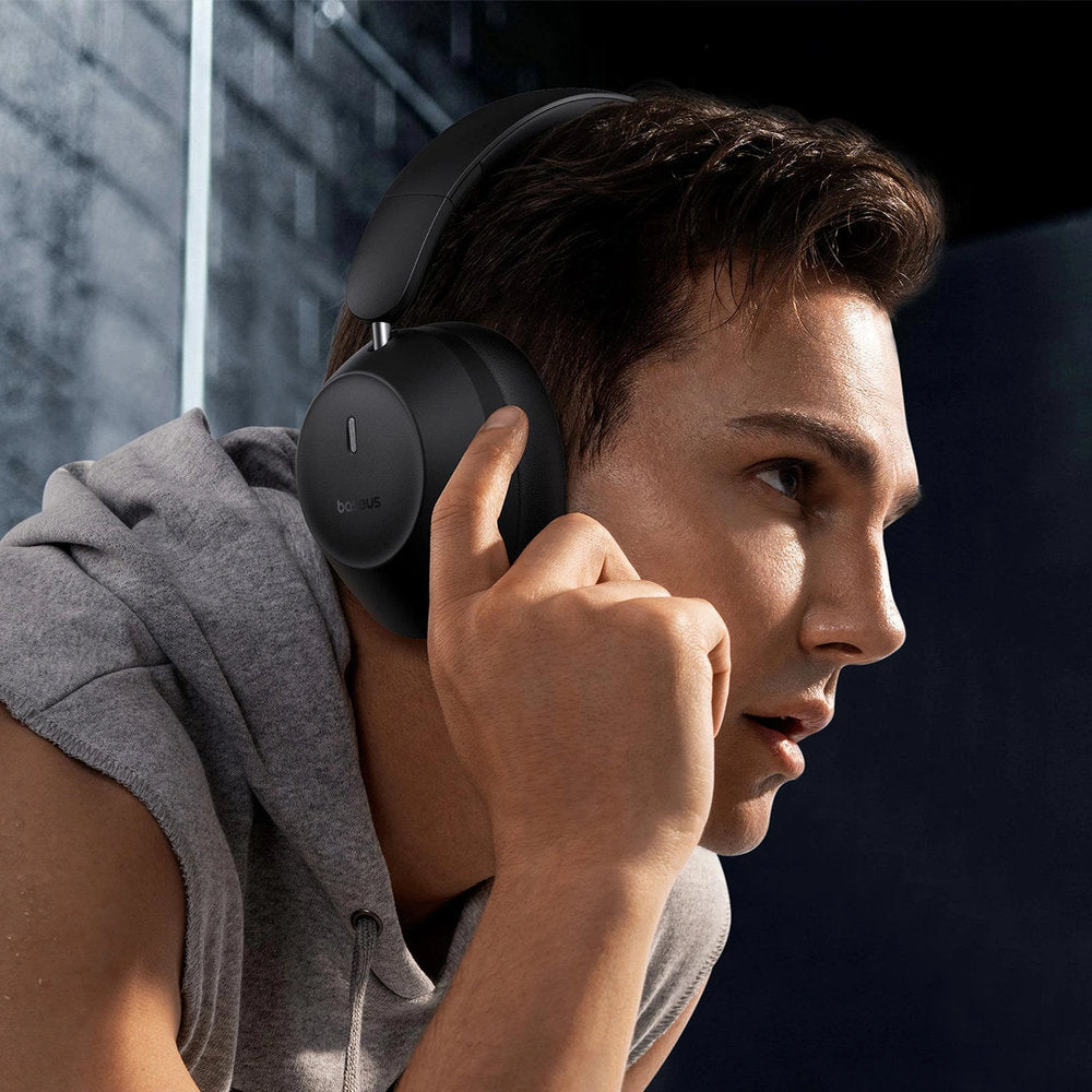 Kabellose Over-Ear-Kopfhörer, Bluetooth 5.3, Baseus Bass 30 Max, Schwarz
