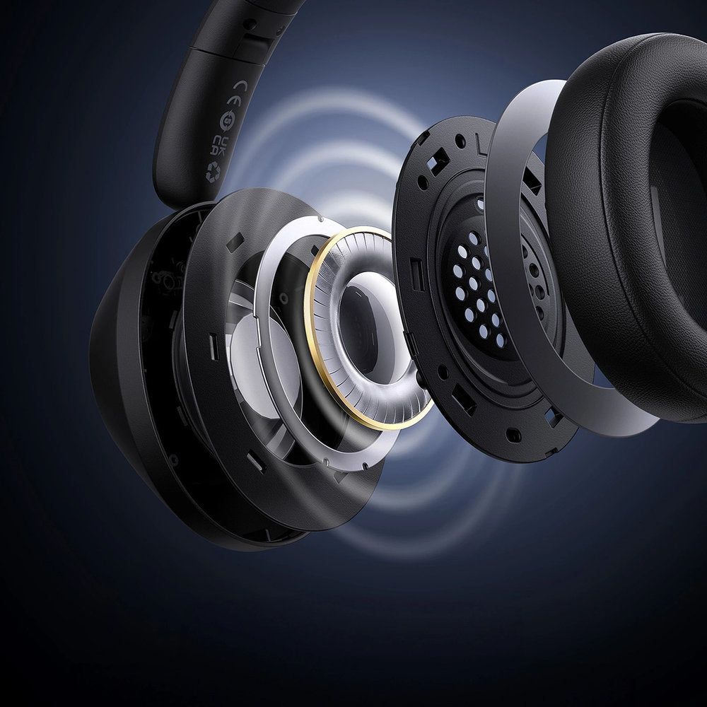 Kabellose Over-Ear-Kopfhörer, Bluetooth 5.3, Baseus Bass 30 Max, Schwarz