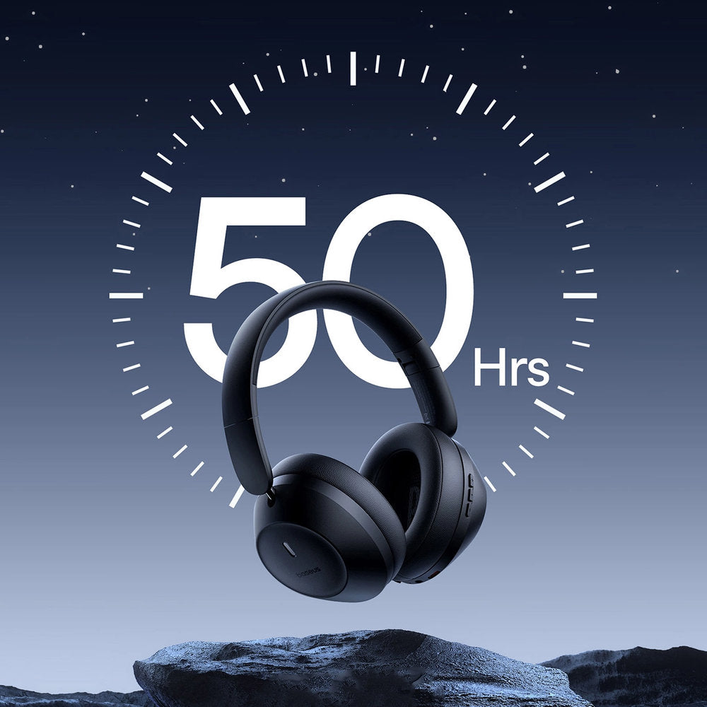 Kabellose Over-Ear-Kopfhörer, Bluetooth 5.3, Baseus Bass 30 Max, Schwarz