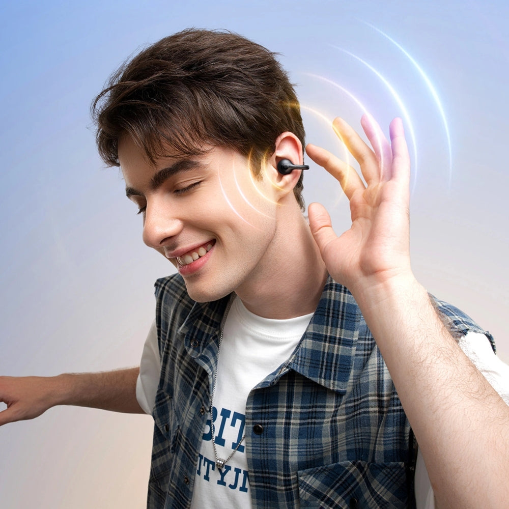 Baseus Bass BC1 Open Ear  drahtloser In-Ear-Kopfhörer, Schwarz