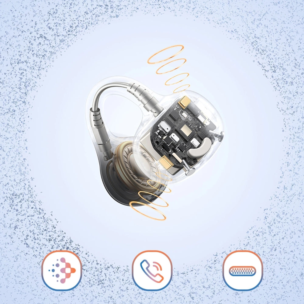 Baseus Bass BC1 Open Ear  drahtloser In-Ear-Kopfhörer, Schwarz