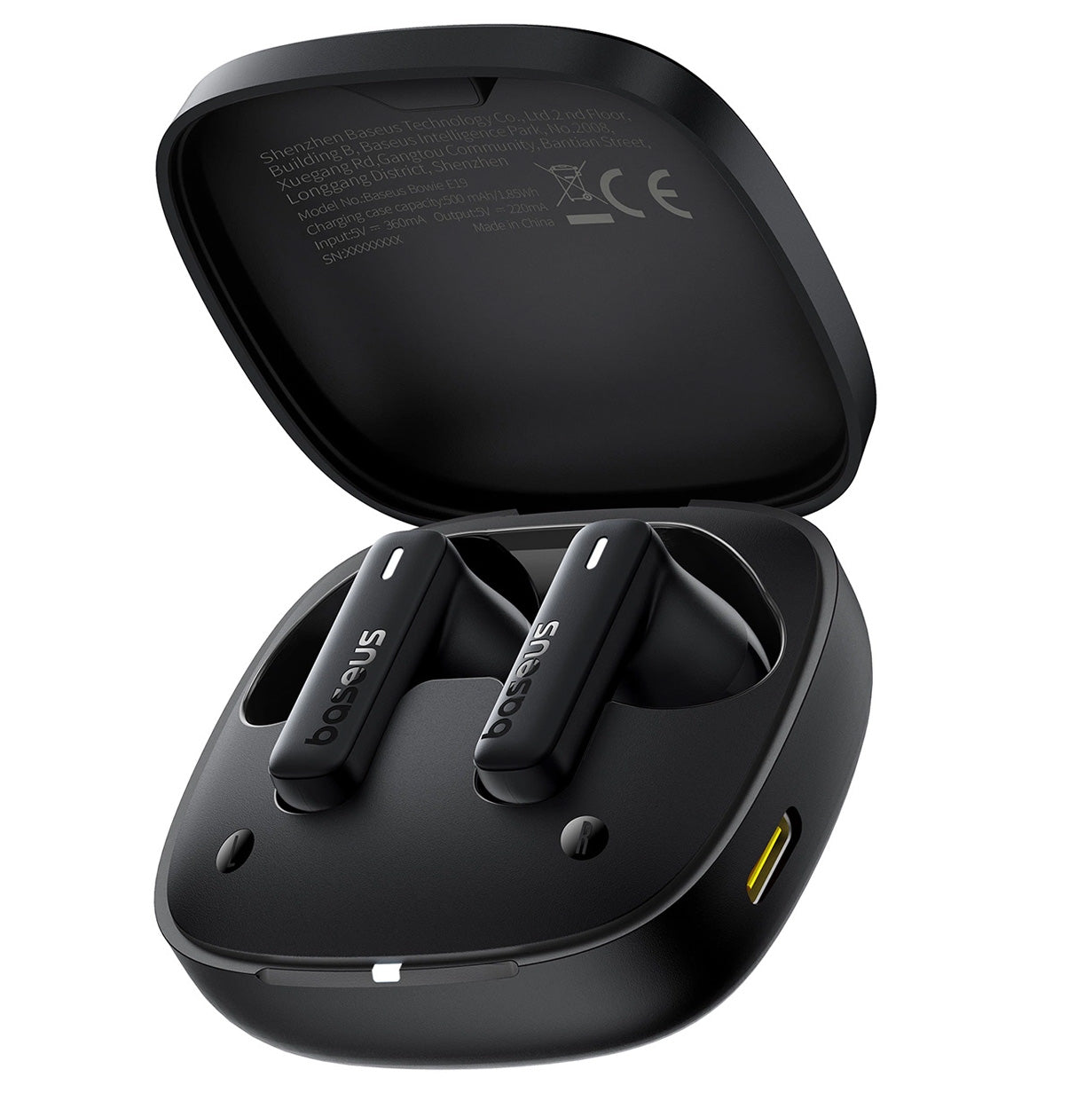 Kabellose In-Ear-Kopfhörer, Baseus TWS IPX5 Bowie E19, Schwarz