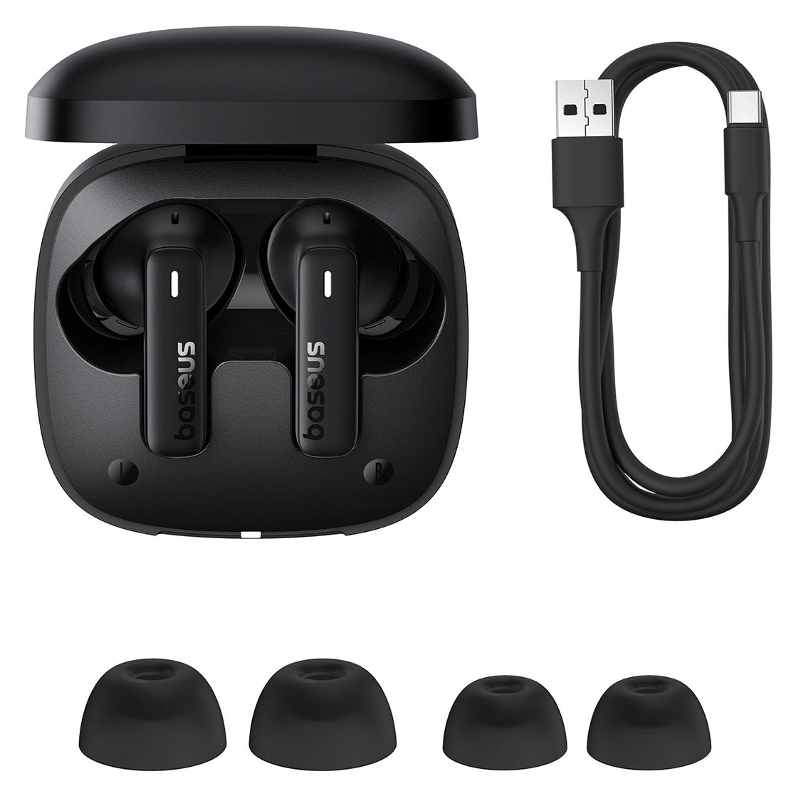 Kabellose In-Ear-Kopfhörer, Baseus TWS IPX5 Bowie E19, Schwarz