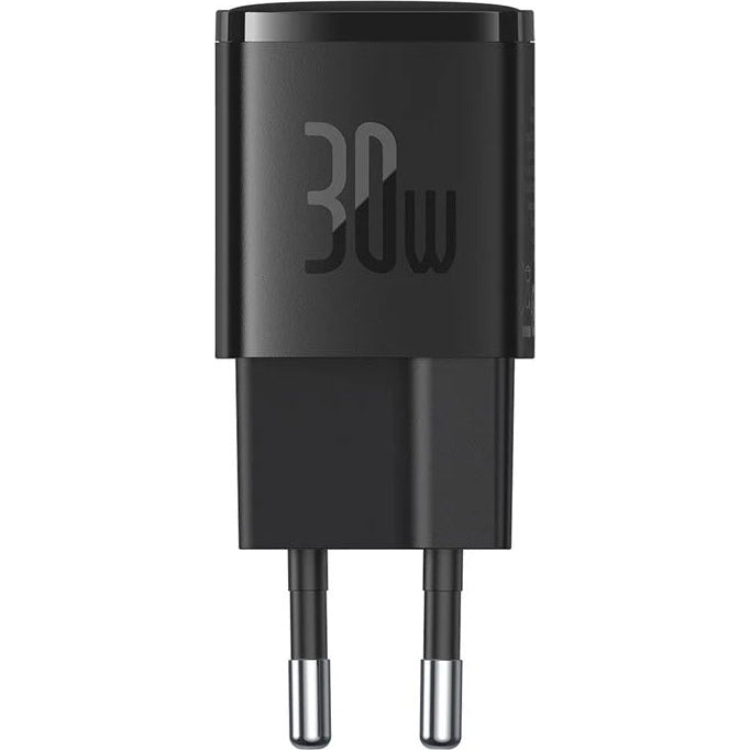 Wandladegerät Baseus Cube Pro GaN3 PD USB-C, 30W, Schwarz