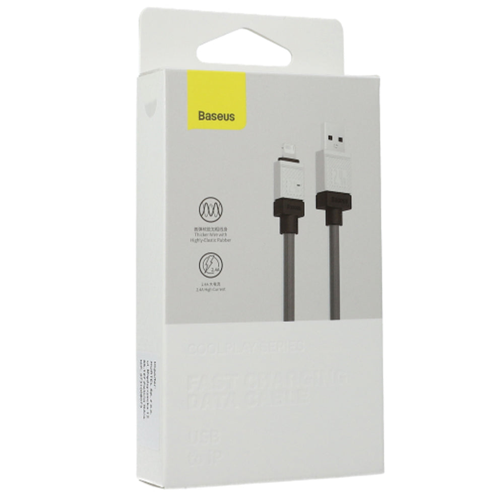 Kabel Baseus Superior USB-A für Lightning 2.4A 2m, Schwarz