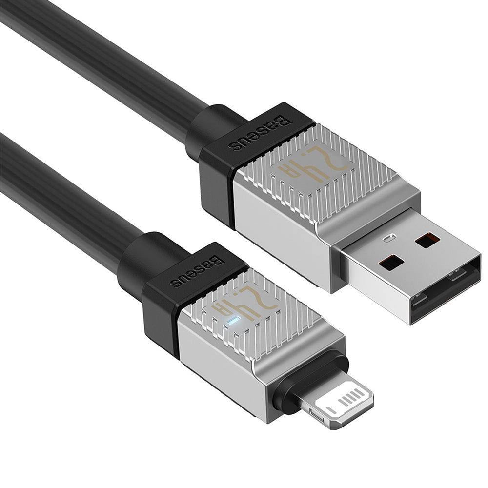 Kabel Baseus Superior USB-A für Lightning 2.4A 2m, Schwarz
