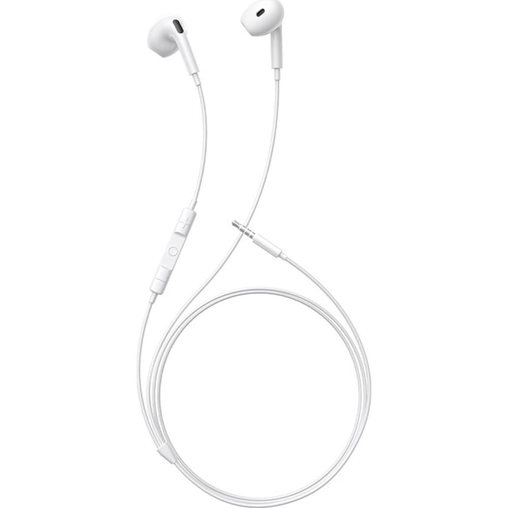Kabelgebundene In-Ear-Kopfhörer mit Mini-Jack 3,5 mm, Baseus Encok HZ19, Weiß