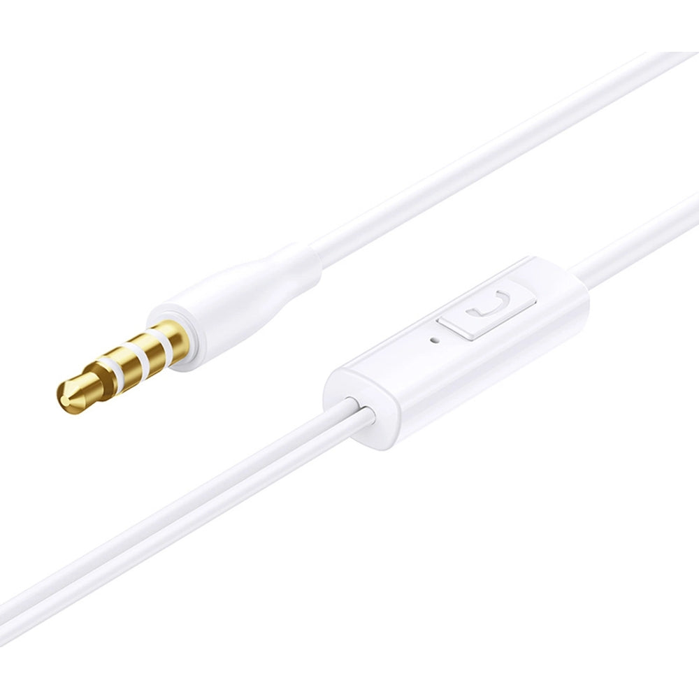 Kabelgebundene In-Ear-Kopfhörer mit Mini-Jack 3,5 mm, Baseus Encok HZ11, Weiß