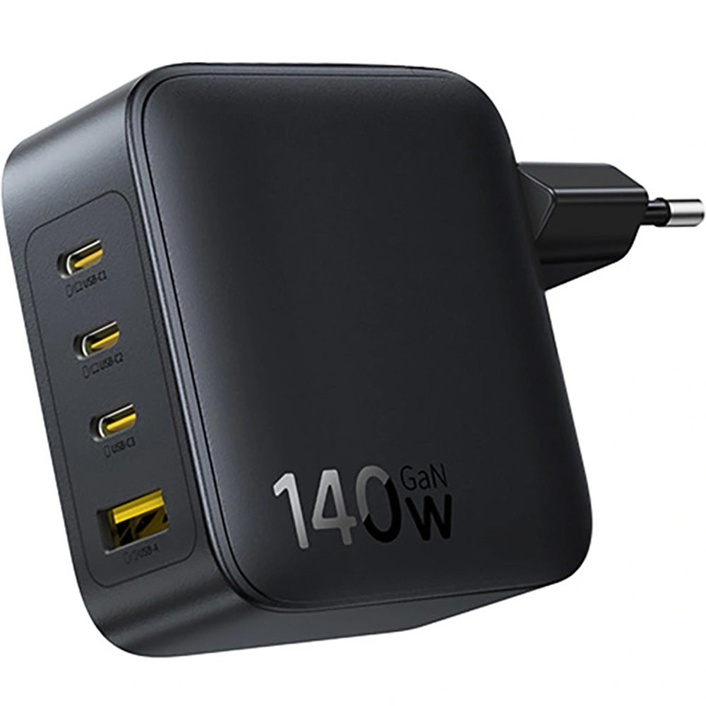 Netzladegerät 140W, 1x USB-A, 3x USB-C, GaN, Baseus EnerFill FH11, Schwarz
