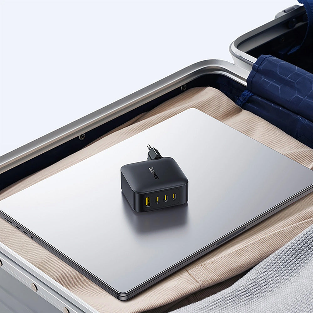 Netzladegerät 140W, 1x USB-A, 3x USB-C, GaN, Baseus EnerFill FH11, Schwarz