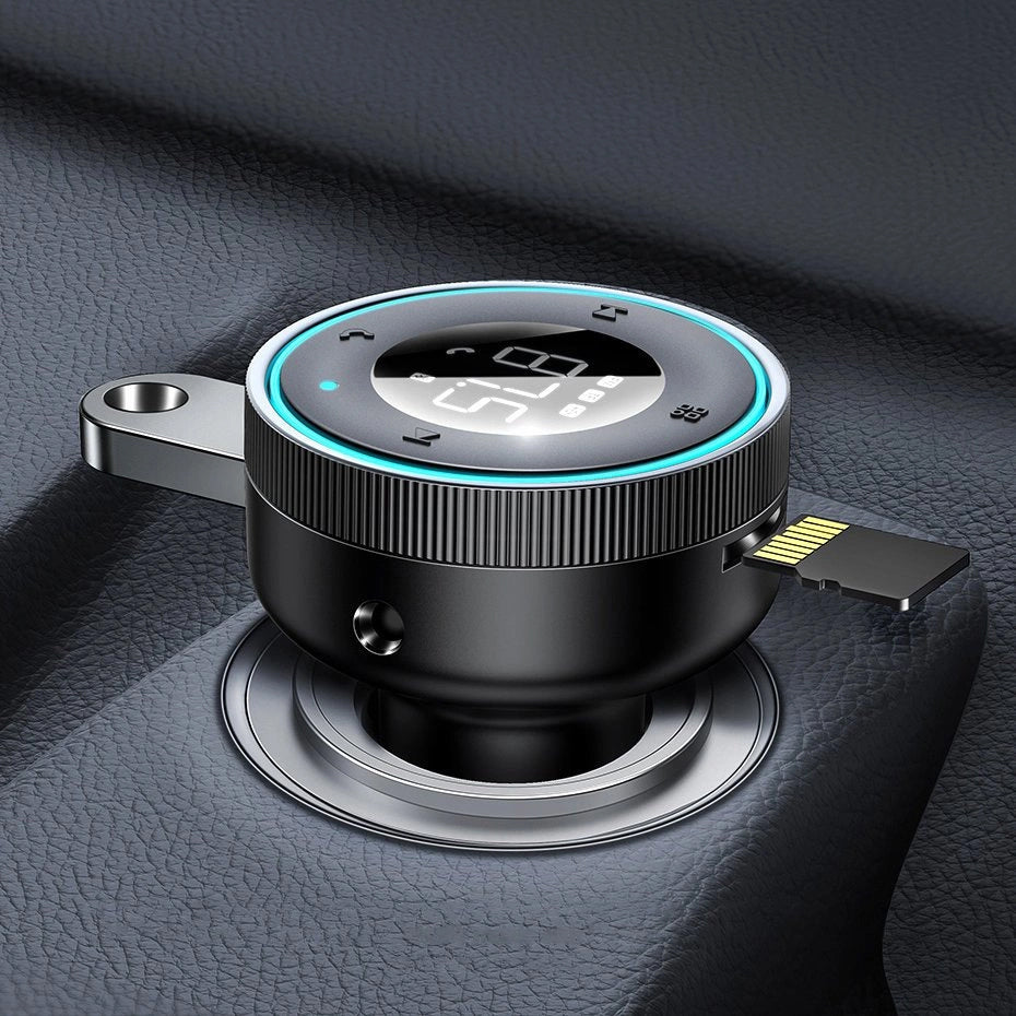 Autoladegerät + FM-Sender Baseus Enjoyer, 17W, Bluetooth 5.0, MicroSD, Minijack 3.5mm, Schwarz
