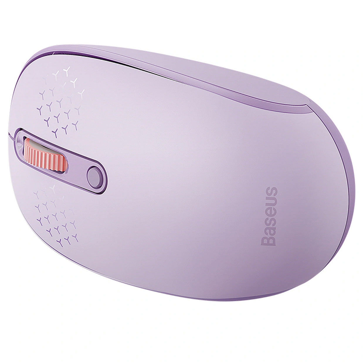 Ergonomische kabellose Maus, Baseus F01B, Tri-Mode Wireless Mouse, Bluetooth 5.0 / 3.0, 2.4 GHz (USB) 1600 DPI. Violett