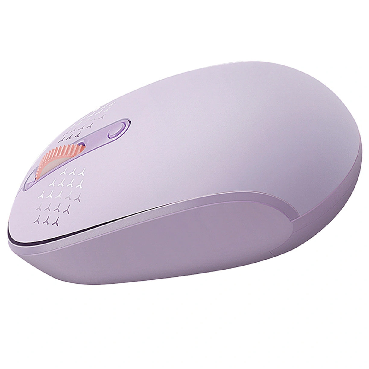 Ergonomische kabellose Maus, Baseus F01B, Tri-Mode Wireless Mouse, Bluetooth 5.0 / 3.0, 2.4 GHz (USB) 1600 DPI. Violett
