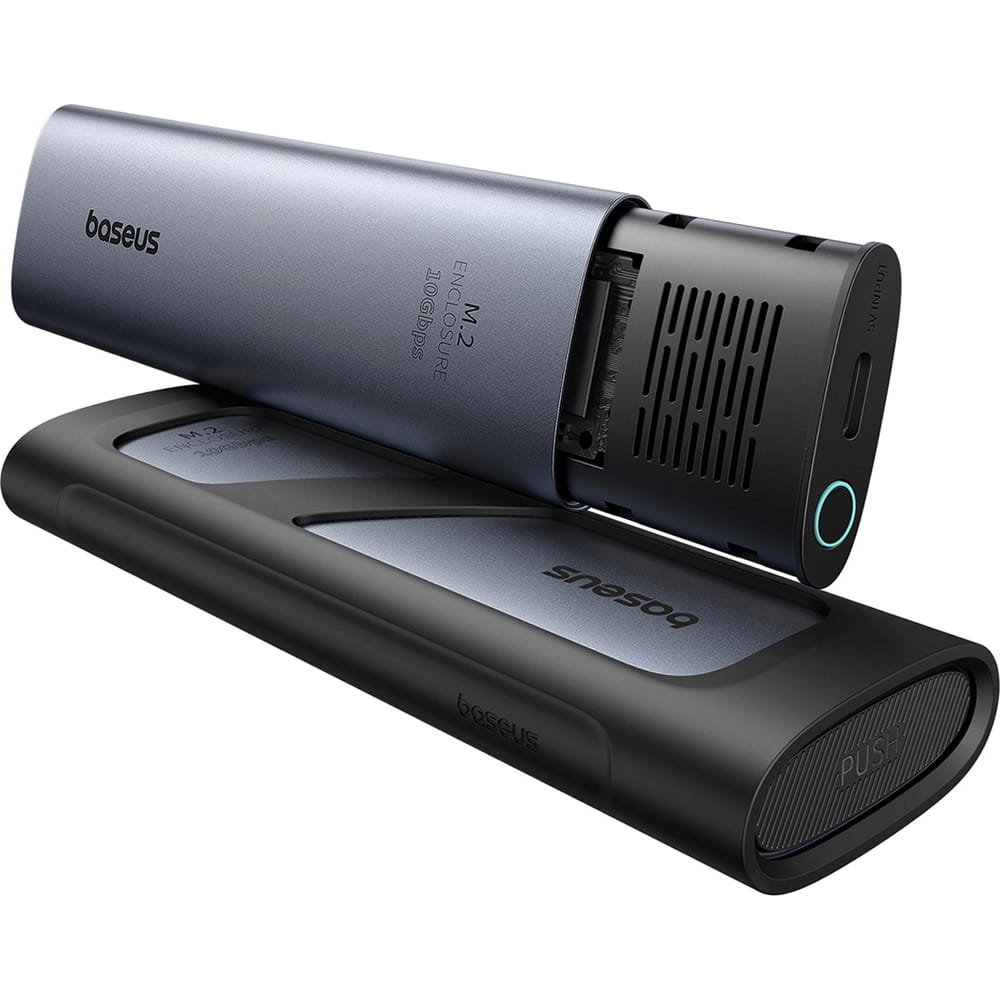 M.2 NVMe-Laufwerksschacht / Festplattengehäuse, Baseus FlyJoy SSD-Gehäuse, 10Gbps, grau