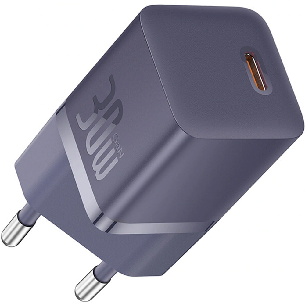 Netzladegerät 30W, 1x USB-C, Baseus GaN5 Fast Charger Mini, Violett