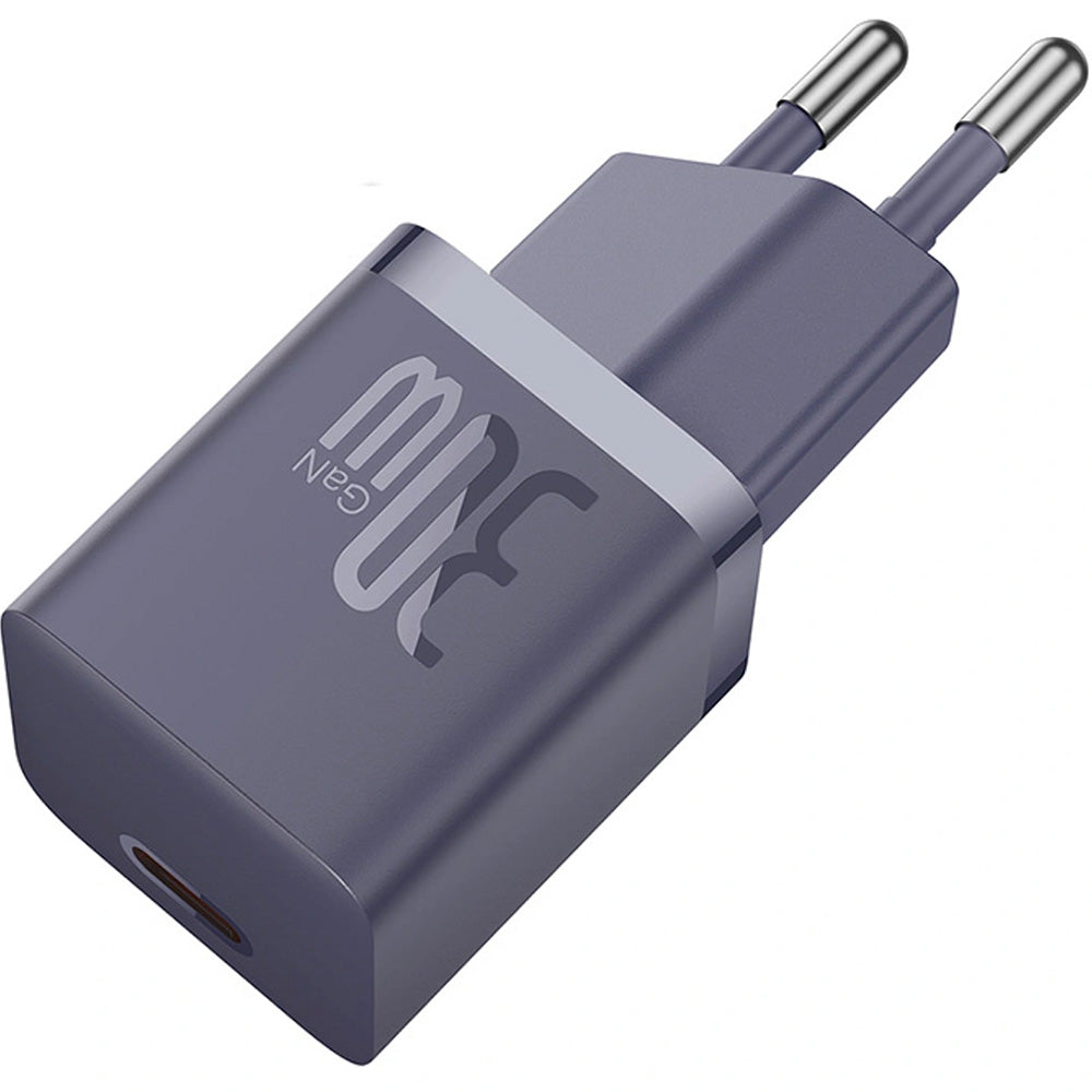 Netzladegerät 30W, 1x USB-C, Baseus GaN5 Fast Charger Mini, Violett