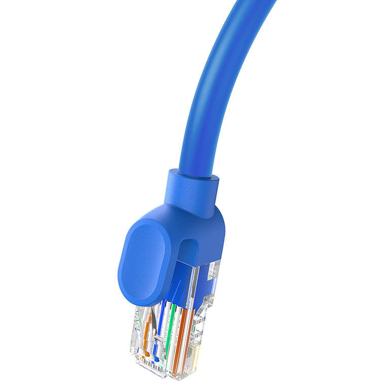 Netzwerkkabel Ethernet Baseus High Speed Cat6 RJ45, 1000 Mbps, 0,5 m, Blau