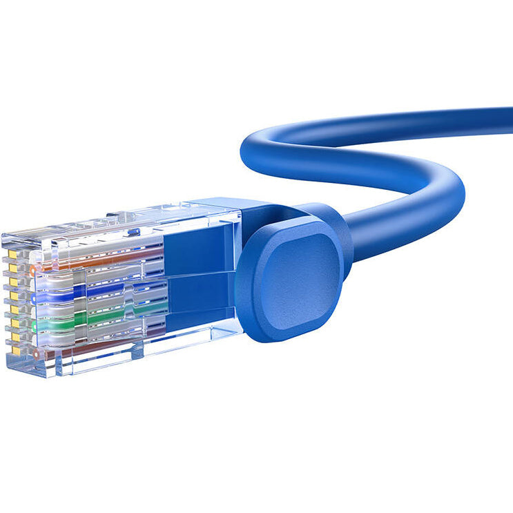 Netzwerkkabel Ethernet Baseus High Speed Cat6 RJ45, 1000 Mbps, 0,5 m, Blau