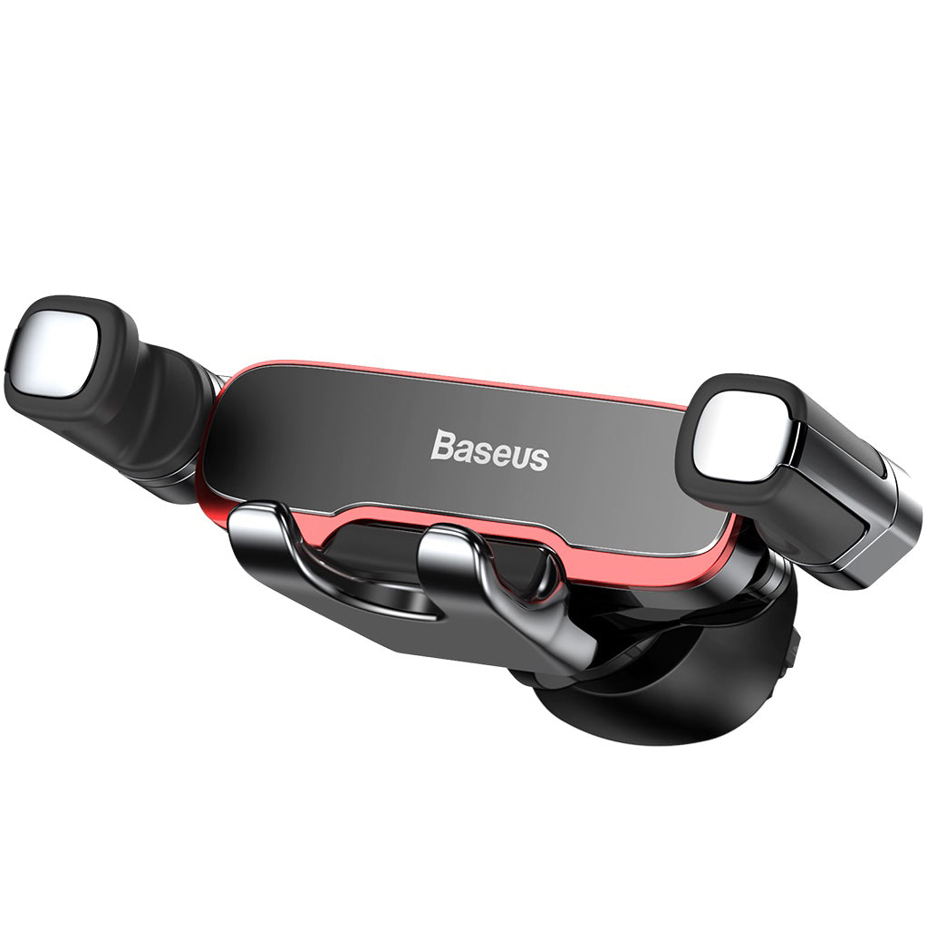 Handyhalterung Baseus Lateral Gravity, Schwarz / Rot
