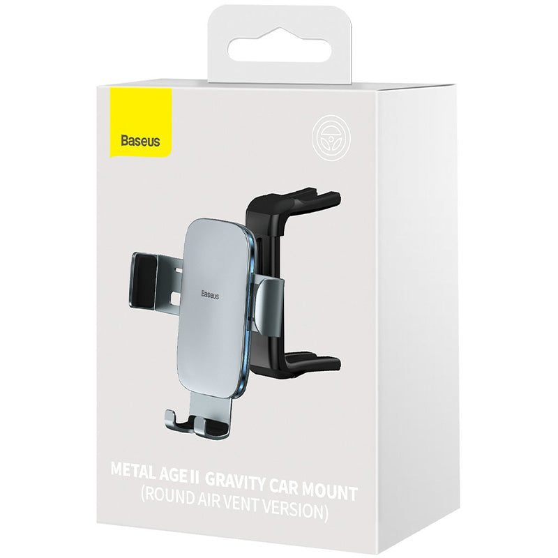 Handyhalterung Baseus Metal Age II Gravity Car Mount, Dunkelgrau