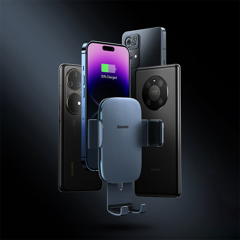 Handyhalterung Baseus Metal Age II Gravity Car Mount, Dunkelgrau