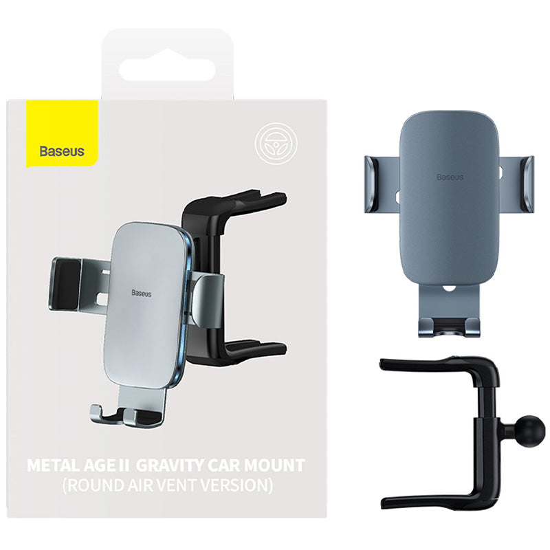 Handyhalterung Baseus Metal Age II Gravity Car Mount, Dunkelgrau
