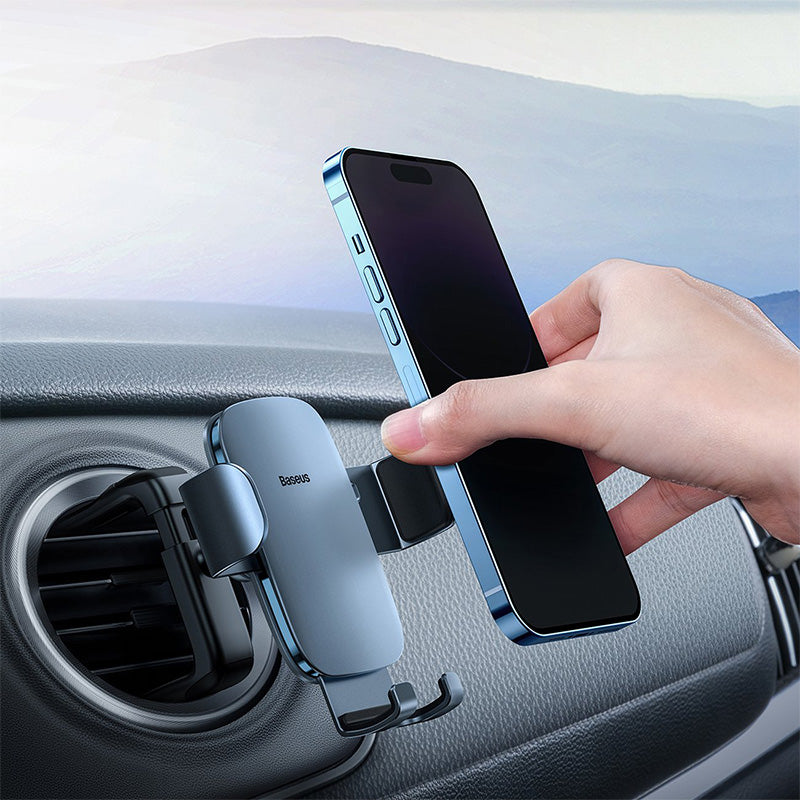 Handyhalterung Baseus Metal Age II Gravity Car Mount, Dunkelgrau