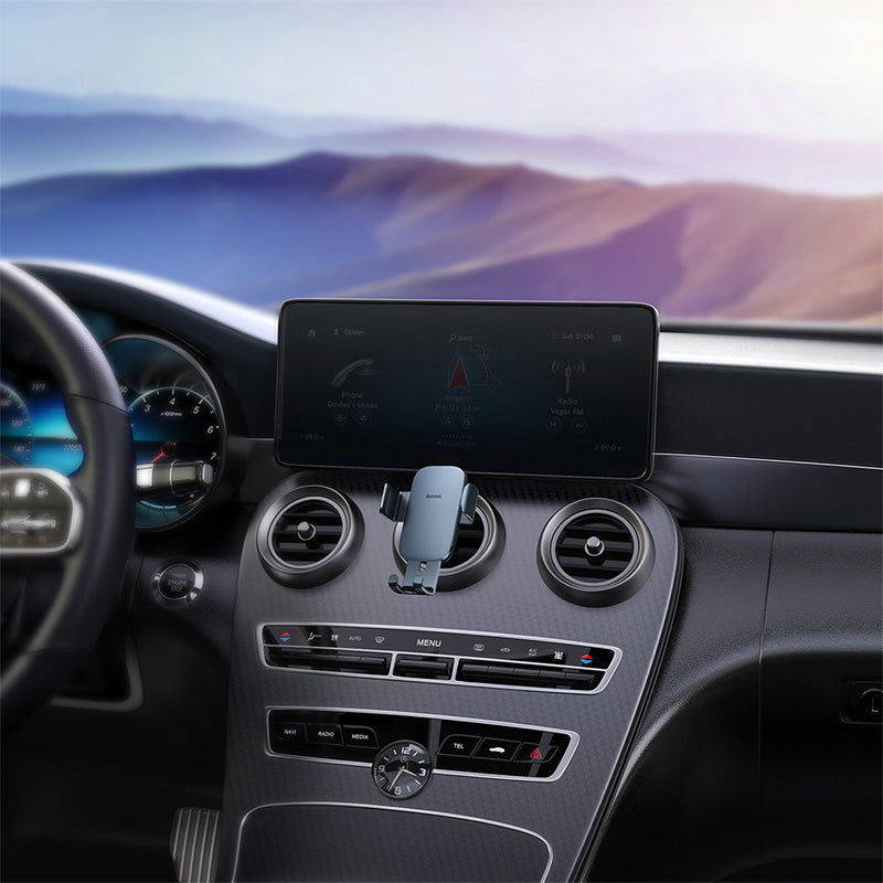 Handyhalterung Baseus Metal Age II Gravity Car Mount, Dunkelgrau