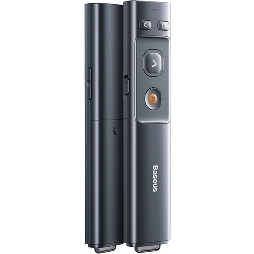Laserpointer, kabellos / Fernbedienung für Präsentationen, Baseus Orange Dot, 100 m, 2.4 GHz, Grau