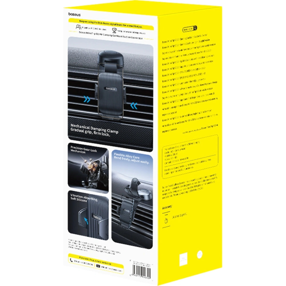 Autohalterung für Handy zur Befestigung am Lüftungsgitter Baseus PrimeTrip C03 Air, Schwarz